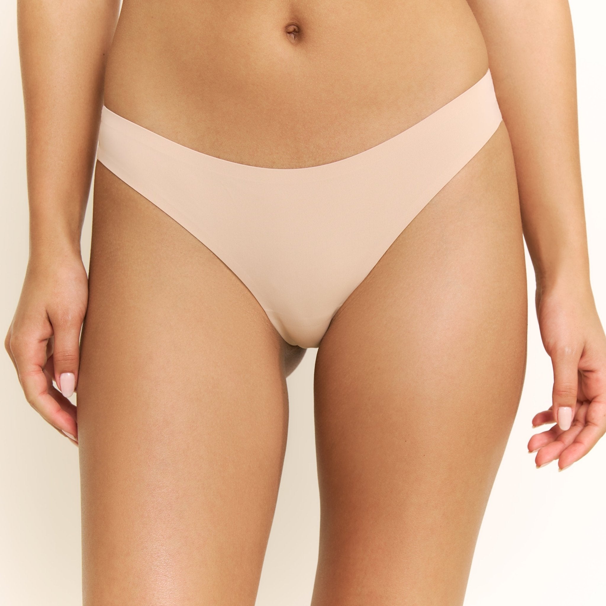 Breeze Luxe Thong in Nude