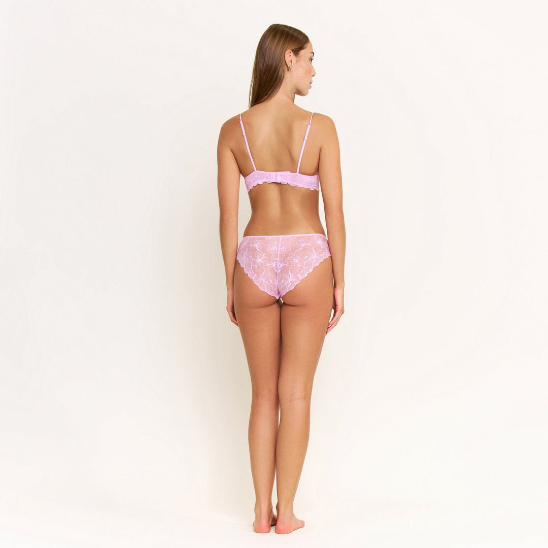 Jessa Lace Bikini in Petal