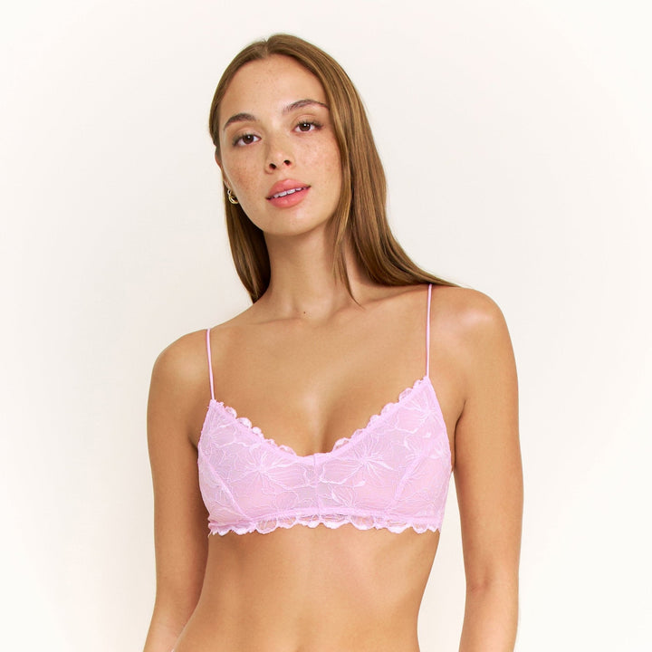 Jessa Lace Bralette in Petal