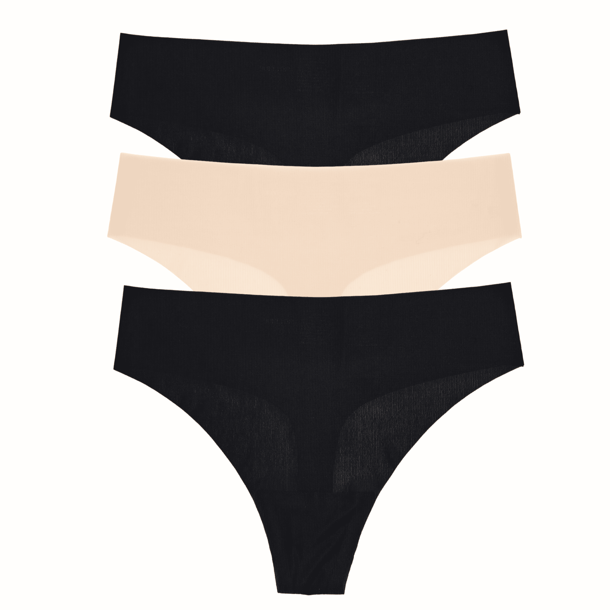 Like Nothing Thong 3-Pack in Basics