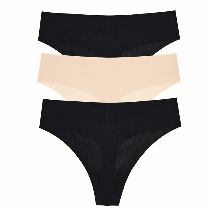 Like Nothing Thong 3-Pack in Basics
