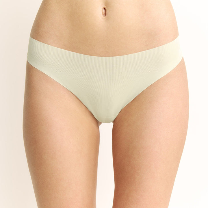 Like Nothing Thong in Pistachio